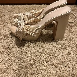 Elegant Cream Women's Heels